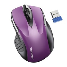 Silent Click Wireless Mouse Ergonomic Compact 2.4G USB Receiver 6 DPI Settings picture