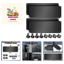 Advanced 4U Rack Mount Blank Panels with Hardware – Elegant Server Solution picture