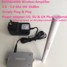 SUNHANS 5.0 -5.8GHz 4W 36dBm WiFi Signal Amplifier SH58Gi4000 Network Extender picture
