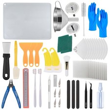 52 Pcs 3D Printing Tool Kit - Stainless Steel Filter, Silicone Pad, Scraper, Twe picture