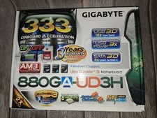 Gigabyte Technology GA-880GA-UD3H (rev. 2.0), Socket AM3, AMD Motherboard-Used picture