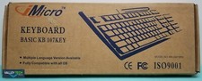  iMicro KB-US819EB USB English Keyboard Black-NEW picture