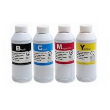 4x500ml Liter Refill Bulk Ink for HP all Printers Black Colors picture