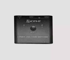 KCEVE USB-C KVM Switcher 2 Ports Model KC-C201H USB-C to HDMI KVM Switch picture