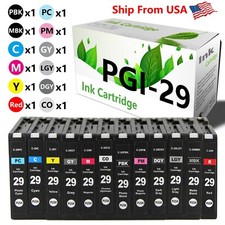 (12 Pack, 1 set) PGI-29 PGI29 Ink Cartridge PGI 29 for PIXMA Pro 1 Printer picture