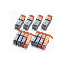 12 Ink Cartridge Comp for Canon CLI-221 PGI-220 PIXMA MP620 MP620B printer picture