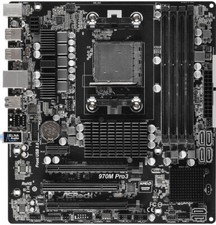FOR ASROCK 970M Pro3 AMD AM3 DDR3 64GB Micro ATX Motherboard Test OK picture