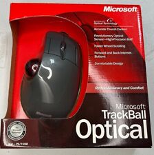 Vintage Microsoft TrackBall Optical Mouse Accuracy Comfort PC Mac X08-70346 picture