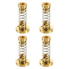 4Pcs Anti Backlash Spring Loaded Nut 2mm Pitch 2 Start 4mm 3.5mm Holes picture