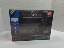Visiontek Radeon HD 3650 1GB 128bit DDR2 AGP 8x Windows XP Retro Gaming Graphics picture