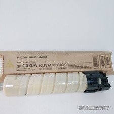 OB *Components are Clean* Ricoh SP C430 Yellow Toner Cartridge (CLP37A/LP137CA) picture