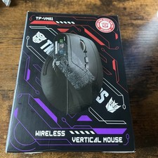 Transformers Vertical Ergonomic Mouse with LED Screen & Knob  Rechargeable  picture
