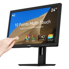 24 Inch Touchscreen Monitor VA Panel FHD 1920x1080P, 3000:1 24, Black picture