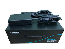 Black Box ServSwitch Wizard KV2204A Dual Head DVI KVM Switch USB True Emulation picture