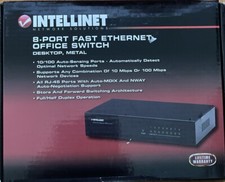 Intellinet 8-Port Fast ethernet office switch 10/100 Auto-Sensing Ports ———25A picture