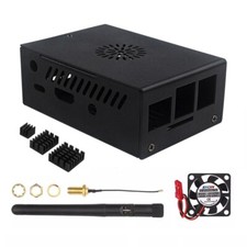 New Orange Pi 3B Metal Case Aluminum Alloy Box With Cooling Fan Cooling Case US picture