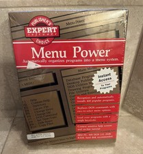 Vintage Publishers Expert Software Menu Power Program Organizer Sealed Rare NOS picture