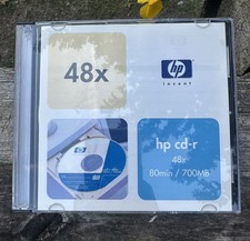 HP Blank CD-R 48X 700MB 80 minute CD’s (Sealed) 10 Disc/Pack       Bundle & Save picture