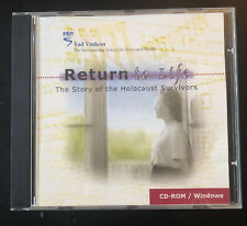 CD-ROM Return To Life, Stories Of The Holocaust Survivors 2002 YAD VASHEM MUSEUM picture