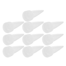 10Pcs Flexible Plastic Caulk Nozzle Tips with Screw Caps for Home Glue Dispenser picture