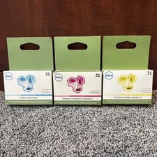 Genuine Dell Series 31 Ink Cartridges Cyan Magenta Yellow OEM NEW SEALED Lot 3 picture