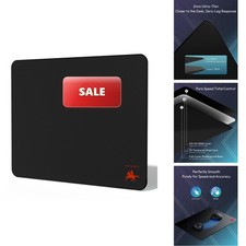 RED SAMURAI Tempered Glass Gaming Mouse Pad 16.1