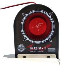 1x 12V 2200rpm 42CFM PCI Slot Fan PC System Heat Air Exhaust Cooling 4-pin Power picture