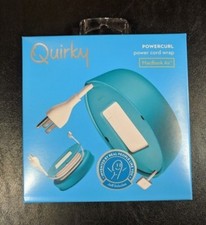 Quirky Powercurl POP Power Cord Wrap Organizer Apple MacBook Air Laptop - Teal picture