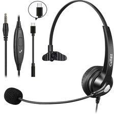 3.5mm Jack Cell Phone Headset with Microphone Noise Cancelling picture