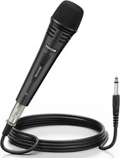 TONOR K1 Vocal Microphone for Singing, Dynamic Handheld Wired Karaoke Black  picture