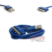 50X 6FT USB 30PIN BLUE CABLE DATA CHARGER FOR GALAXY TAB 7.0 PLUS 8.9 10.1 picture