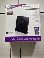 NETGEAR AC1600 Wifi Cable Modem Router C6250 - Black (C6250-100NAS)  picture