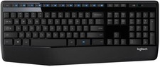 Logitech K345 Full-Sized Wireless Keyboard with Palm Rest, 2.4 GHz Wireless USB picture