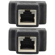 2Pcs Practical Network Adapter Connector Durable Rj45 Connector for Home Office picture