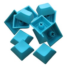 12Pcs PBT DSA Keycaps Blank for MX Switches Mechanical Keyboard Lake Blue picture