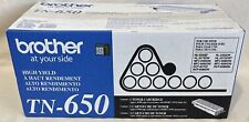 Brother TN-650 Black Toner Cartridge - New / Sealed - Genuine OEM High Yield picture