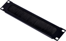 10 Inch 1U Brush Cable Manager Rack Mount Cable Management Panel picture