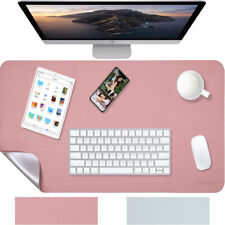 Large PU Leather Dual Sided Desk Pad Non-Slip Mouse Pad Office Home Writing Mat picture