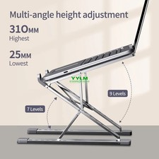 Laptop Stand Aluminum for Macbook Adjustable Portable More Stabe Laptop N3-N8 picture