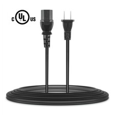 6.6ft UL AC Power Cable Cord for Yamaha Model No RX-A710 RX-A720 2-Prong Lead  picture