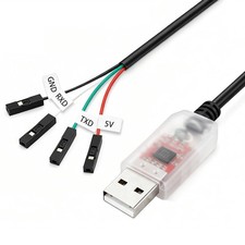 CP2102 USB to TTL Serial Adapter Cable, USB 2.0 to UART Converter 4 Pin (TXD ... picture