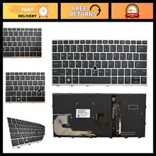 Backlit Keyboard Replacement for HP EliteBook 730 735 830 G5 G6 - US Layout, Poi picture