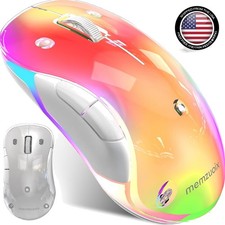 Rechargeable Ergonomic Wireless Mouse with Detachable Magnetic Cover - 1400 DPI picture