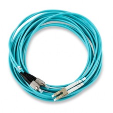 LC to FC Duplex Multimode 10G OM3 Fiber Optic Cable Patch Cord 1m-40m picture