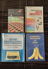4 Atari Program Books Basic Learning By Using 55 Programs And 2 First Spirals picture