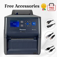 BUNDLE Intermec PD43 Thermal Transfer Barcode Label Printer USB Ethernet picture
