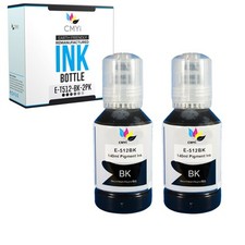 2-Pack CMYi Compatible Epson 512BK Ink Bottle Fits Expression ET-7700 ET-7750 picture