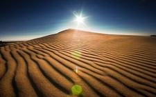 Landscape nature desert Custom Gaming Mat Desk picture