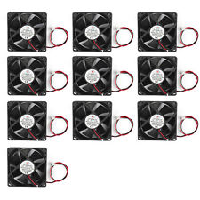 10x DC Brushless Cooling PC Computer Fan 24V 8025s 80x80x25mm 0.2A 2 Pin Wire A6 picture