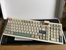 EPOMAKER RT98 Retro Gaming Keyboard w/Detachable Mini TV  and Creamy Jade Switch picture